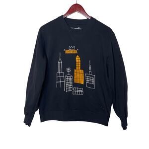 Coach X Jean Michel Basquiat  Black Cotton Crewneck sz M